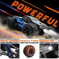 Coche Monstruo de Alta Velocidad 1:16 2.4Ghz, Juguetes de Control Remoto, Coche de Carreras Todoterreno 4WD, Vehículo RC de Velocidad Variable para Niños, 40KM/H