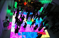 Vente flash, prix d'usine, piste de danse pour DJ, discothèque, événements, 1*1M, piste de danse RGB, piste de danse LED DMX