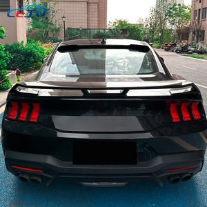 ฝาครอบปีกสปอยเลอร์ท้ายรถด้านหลังรถมองคาร์บอนไฟเบอร์อุปกรณ์เสริมสำหรับ <span class=keywords><strong>Ford</strong></span> <span class=keywords><strong>Mustang</strong></span> <span class=keywords><strong>MK7</strong></span> 2024 + - Product Image 5