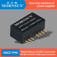 Entrée large Mornsun 110VDC 14-160VDC 1W 3W 6W 10W 20W 30W 50W 100W Convertisseurs de DC-DC à montage intégré 5V 9V 12V 15V 24V 28V 48V 54V