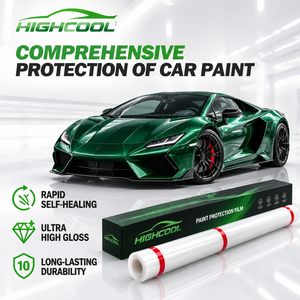 HIGHCOOL Film de protection de peinture automobile transparent en TPU 1,52*15m pour la préservation de la surface du véhicule et l'entretien automobile - Product Image 1