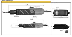 Cacciavite Elettrico OU SHEN <span class=keywords><strong>Serie</strong></span> OS-D Completamente Automatico con Motore a Spazzole Tipo Automatico OS-6D25 6D35 SD25 SD35 - Product Image 3