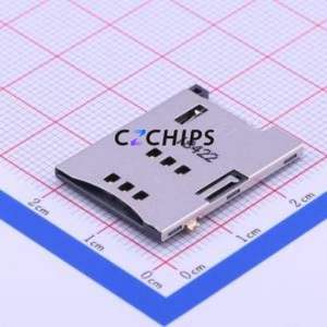 475531001 SIM Card Connector SMD Connector Self-Return Type Mini SIM Card Card Holder With Card Detection - Product Image 1