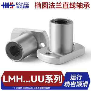 Rodamientos Lineales Lmh con Brida, Diámetro Interior de 10 mm, Diámetro Exterior de 19-24 mm, Precisión P0, Lubricados con Grasa - Product Image 4