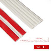 Bande anti-collision multifonctionnelle autocollante flexible en forme de L, barre décorative en forme de V, bandes décoratives en forme de V