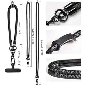 Promotion : Lanière de téléphone portable style vacances, tour de cou portable pour carte d'identité, avec mousqueton pivotant en plastique, personnalisable - Product Image 6