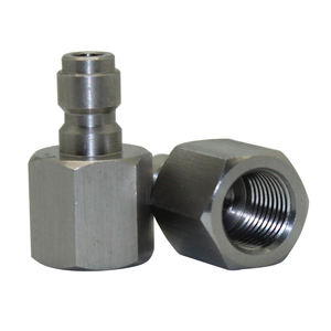 Adaptateur à déconnexion rapide pour tuyau en acier tressé, 10 pièces, filetage interne 1/8NPT 1/8BSP M10 x 1, pour armes à air PCP - Product Image 2