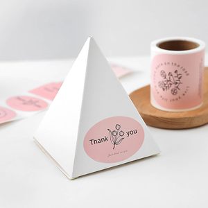 Regalo Embalaje decorativo Sello Calcomanías Impresión personalizada Envío Mailers Etiquetas Rosa <span class=keywords><strong>Gracias</strong></span> Disfrute de su <span class=keywords><strong>vida</strong></span> Pegatinas - Product Image 5