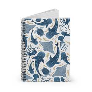 Nuevo Cuaderno Espiral A5 con Diseño de Vida Marina, Diario con Rayas Subacuáticas para Tomar Notas en la Oficina o la Escuela - Product Image 2