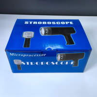 50 ~ 12000FPM Estroboscopio digital Tacómetro de mano Equipo de prueba de velocidad de rotación con batería recargable