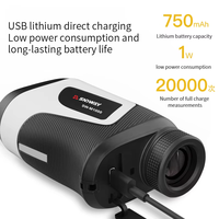 Télémètres laser portatifs de haute précision pour le golf, usage extérieur, grossissement 6x, champ de vision 120°, unités m/yard