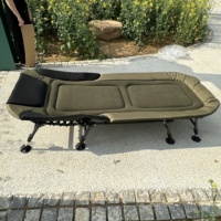 Camping pliant lits simples 600D sac de randonnée en plein air salon sacs de couchage pliables cadre en métal lits de camping
