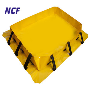 <strong>New</strong> Arrival Temporary Flexible <strong>Tarpaulin</strong> Tarp Brady Portable Chemical Oil Spill Berm For Containment - Product Image 3