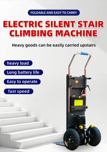 Carretilla de Plataforma para Subir Escaleras con 4 Ruedas, Manual y Automática, con Estructura de Hierro, para un Transporte Fácil y Conveniente de Mercancías a lo Alto, CL-PL-0 - Product Image 6