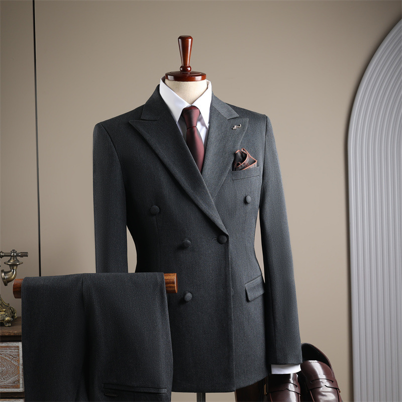 Dark gray (suit pants)