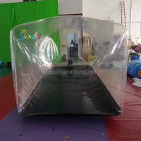 Protection de voiture intérieure transparente, stockage, capsules latérales pour voitures, tente de toit, housse de voiture gonflable, vitrine de voiture