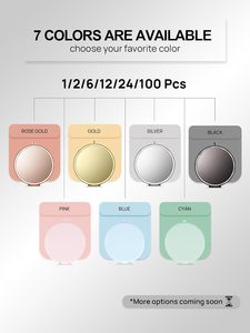 Hot Sale Luxury Gold Double Sided HD Foldable Pocket <b>Mirror</b> Modern Wedding Round Small Cosmetic <b>Makeup</b> <b>Mirror</b> - Product Image 4
