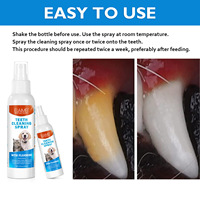 Privé personnalisé ELAIMEI chat chien soins bucco-dentaires nettoyage des dents souffle dentaire Spray sain pour animaux de compagnie bouche Spray, soins buccaux Spray buccal pour animaux de compagnie