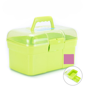 กล่องเก็บของอเนกประสงค์สองชั้นสามชั้น กล่องเก็บยาแบบพกพา กล่องเก็บเครื่องสำอางแบบพกพา กล่องเก็บเครื่องมือ - Product Image 4