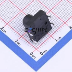 TSF001A10026A Tactile Switch DIP-4P,12x12mm Switch Round Button 2.6N Through Hole 12mm - Product Image 2