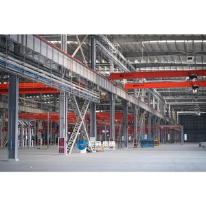 Atelier en structure métallique préfabriquée flexible avec conception modulaire, montage rapide, couleur personnalisée pour usage industriel et <span class=keywords><strong>commercial</strong></span> - Product Image 4