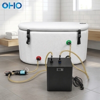 Refroidisseur d'eau OHO pour bain froid à domicile, machine de refroidissement pour bain de glace, système de contrôle de la température pour baignoire de récupération à domicile