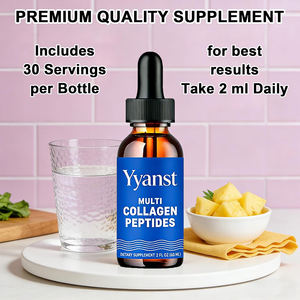 Gotas de Belleza Orgánicas OEM/ODM para la Salud y Vitalidad de la Piel de Adultos con Mezcla de Enzimas, Péptidos de Colágeno Múltiple Sin Azúcar y Biotina - Product Image 2