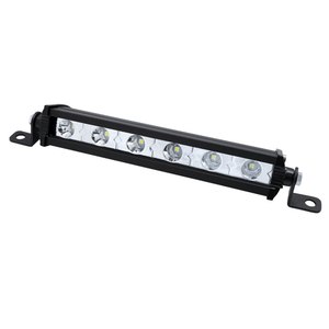 12V 24V voiture travail lumière LED barre lumineuse 7 pouces 18W jaune citron accessoires d'éclairage de voiture pour hors route <span class=keywords><strong>4x4</strong></span> <span class=keywords><strong>SUV</strong></span> ATV tracteur bateau camion - Product Image 1