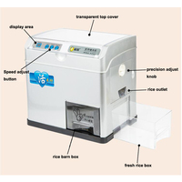 Broyeur de riz électrique Commercial, 30 kg/h, 500W, automatique, fraiseuse