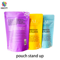 Bolsa de Aluminio Impresa Personalizada con Cierre de Cremallera, Bolsa de Pie para Sales de Baño, Especias, Café, Empaque de Grado Alimenticio