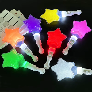 Tongkat Sihir Bintang Neon LED Berkedip untuk Pesta Anak, Souvenir Karnaval, Acara Promosi, Mainan Bintang Bercahaya - Product Image 2