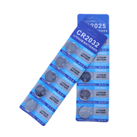 DUKECELL 5 Piezas de Electrónica de Consumo, Pilas de Botón CR2032 CR2025, Pilas de Litio de 3V, Pilas de Botón