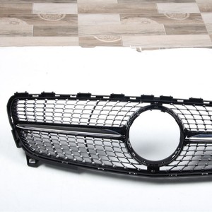 Parrilla Delantera de Plástico ABS para Mercedes-Benz Clase A W176, 2016-2018, Estilo GT de Una Sola Barra con Diseño de Cielo Estrellado - Product Image 2