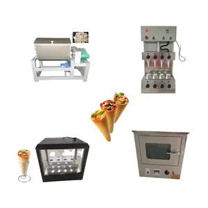 Linea di produzione del cono gelato macchina del cono dell'uovo macchina del cono della Pizza con il forno