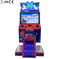Machines de simulation de course de moto à pièces, SNO CROSS, jeu de course de moto d'arcade à vendre