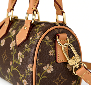 Bolso de Mano de Lujo con Estampado Floral para Mujer, Bolso Boston Inspirado en Diseñadores con Logotipo Personalizado, Bolso Tote Cruzado de Cuero PU de Alta Calidad - Product Image 3
