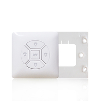 Interrupteur mural portable 5 gangues 220V style UE, interrupteur électrique domestique télécommandé