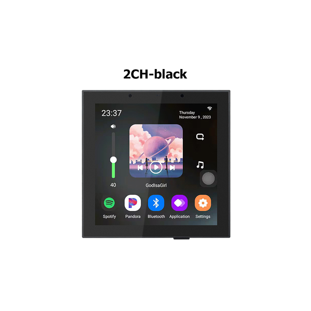 PW430 SURPASS 2 Channel WiFi Smart Home Stereo Amplifier 2*30w Touch Screen Mini Wall Amplifier With Android 11