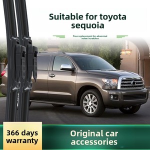 Spazzola tergicristallo universale multifunzionale in gomma silenziosa <span class=keywords><strong>senza</strong></span> telaio, specificamente progettata per le <span class=keywords><strong>auto</strong></span> Toyota Sequoia - Product Image 1