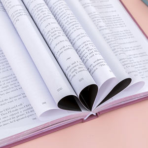 <span class=keywords><strong>Livre</strong></span> relié en papier fantaisie A5/A4 imprimé sur mesure avec bords vaporisés pour les auteurs, les créatifs et les éditeurs - Product Image 4