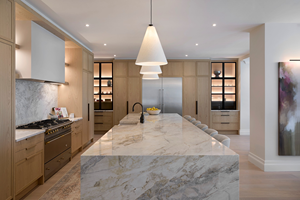 Armarios de <span class=keywords><strong>cocina</strong></span> de marco estrecho de roble blanco con diseño personalizado de estilo contemporáneo americano Premium - Product Image 3