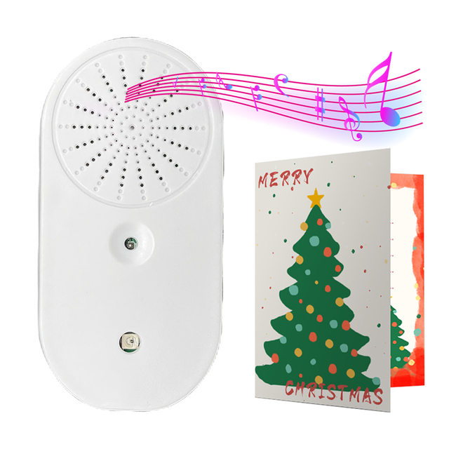 JR TYR-CHE-gk Mini Recordable 600s Light Sensor MP3 Music Chip Module Pre-Recorded Sound Greeting Card/Birthday Speakers