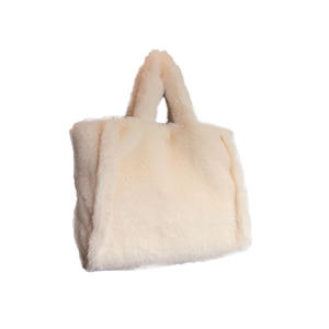Borsa Donna Autunno 2024 in Peluche, Grande Capacità, <span class=keywords><strong>Tracolla</strong></span>, Due Manici, Zip, in Poliestere - Product Image 5