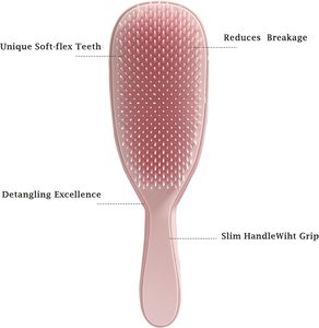 Cepillo para Desenredar el Cabello con Mango de ABS y Logotipo Personalizado, Cepillo de Alta Calidad Antiestático para Masaje Capilar - Product Image 4