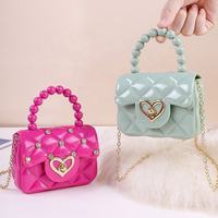 Sac à Main Bandoulière Bonbon pour Enfants, Mini Sac Jelly de Luxe en PVC, Style Créateur pour l'Été