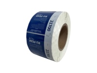 Stiker Label Baterai Tahan Gores, Anti UV, Tahan Air, Perekat, Kertas PET Gloss Silver, Full Color, Kemasan Elektronik Konsumen