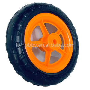 Rueda de Repuesto para Carrito de Juguete Infantil <span class=keywords><strong>Nobby</strong></span> B-W2100 de 8 Pulgadas, Llanta de Plástico EVA con Rodamiento de Bolas, Capacidad de Carga de 30-35 kg para Bicicleta Infantil - Product Image 5