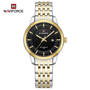 Orologio di Coppia NAVIFORCE Design <span class=keywords><strong>Originale</strong></span> Casual Impermeabile con Calendario Luminoso Elegante Orologio al Quarzo alla Moda per <span class=keywords><strong>Uomo</strong></span> e Donna <span class=keywords><strong>Regalo</strong></span> - Product Image 5