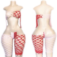 Ventes en gros, personnalisation, nouveautés, vêtements de danse exotiques en résille et strass pour strip-teaseuses