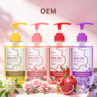 Gel Douche Liquide Hydratant et Blanchissant 500ml pour Adultes, Technologie Coréenne, Marque Privée, OEM